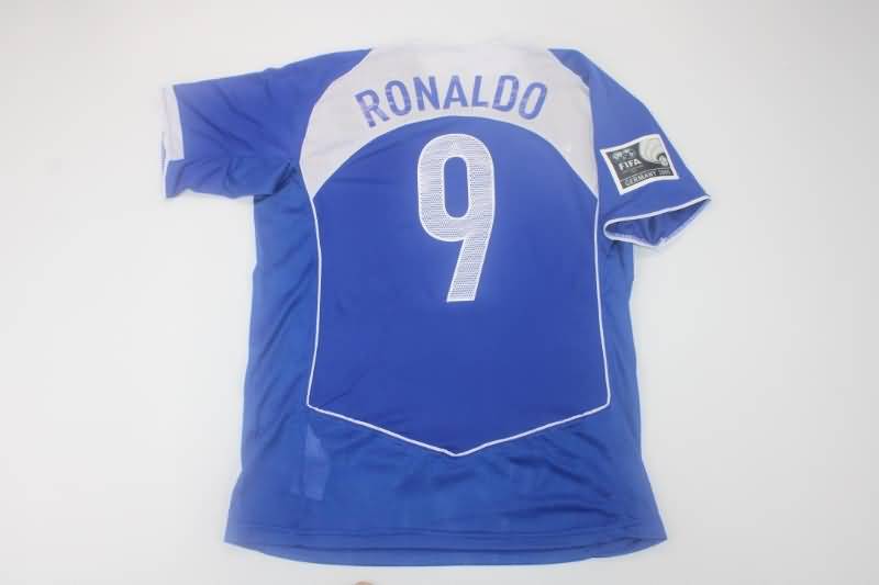 Brazil Soccer Jersey Away Retro Replica 2004