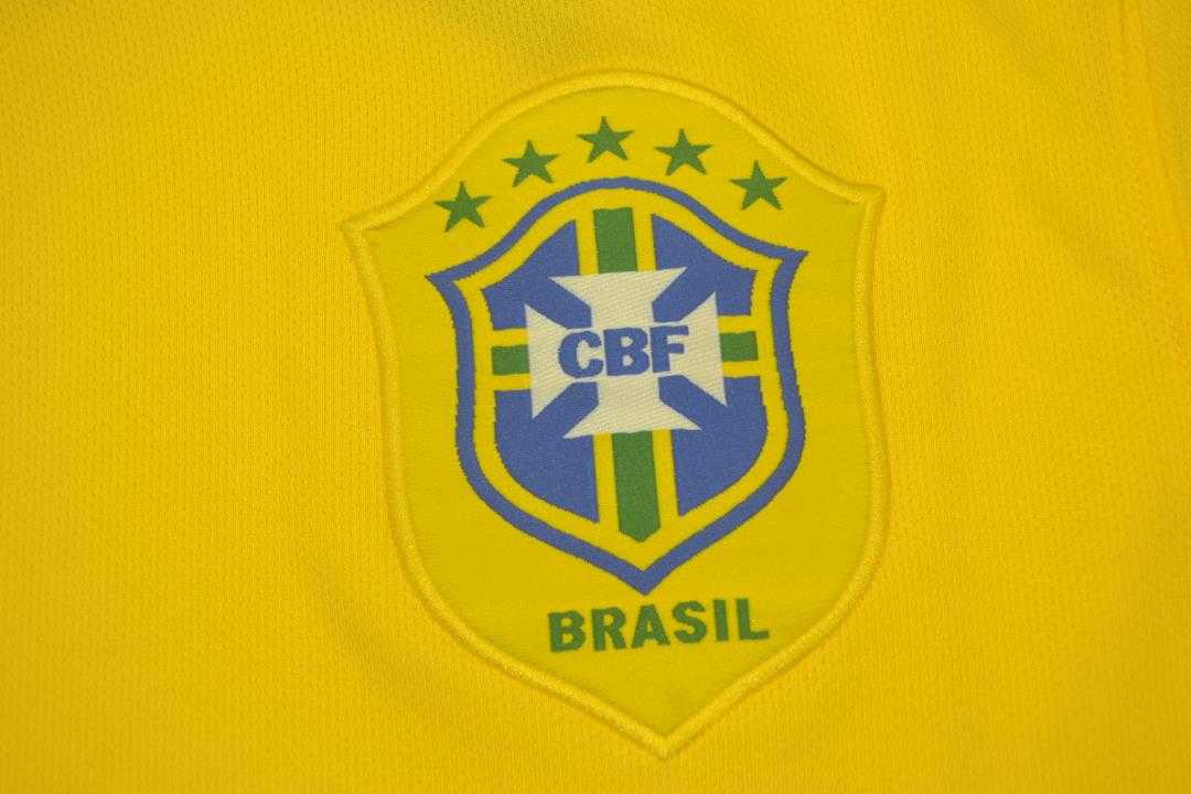 Brazil Soccer Jersey Home Retro Replica 2006