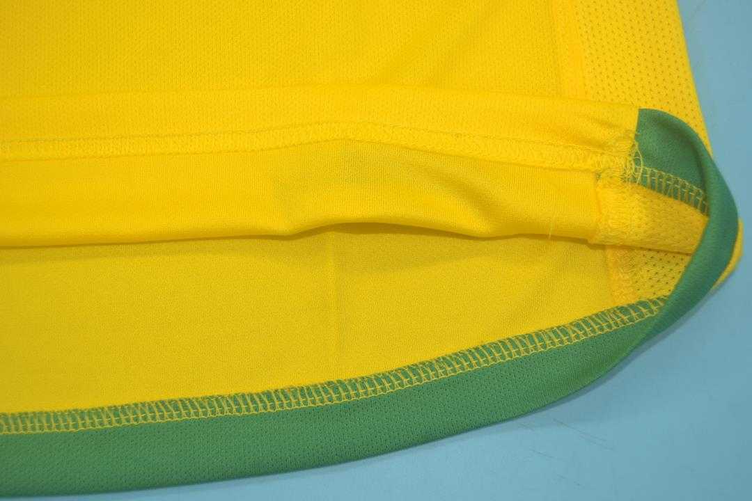 Brazil Soccer Jersey Home Retro Replica 2006