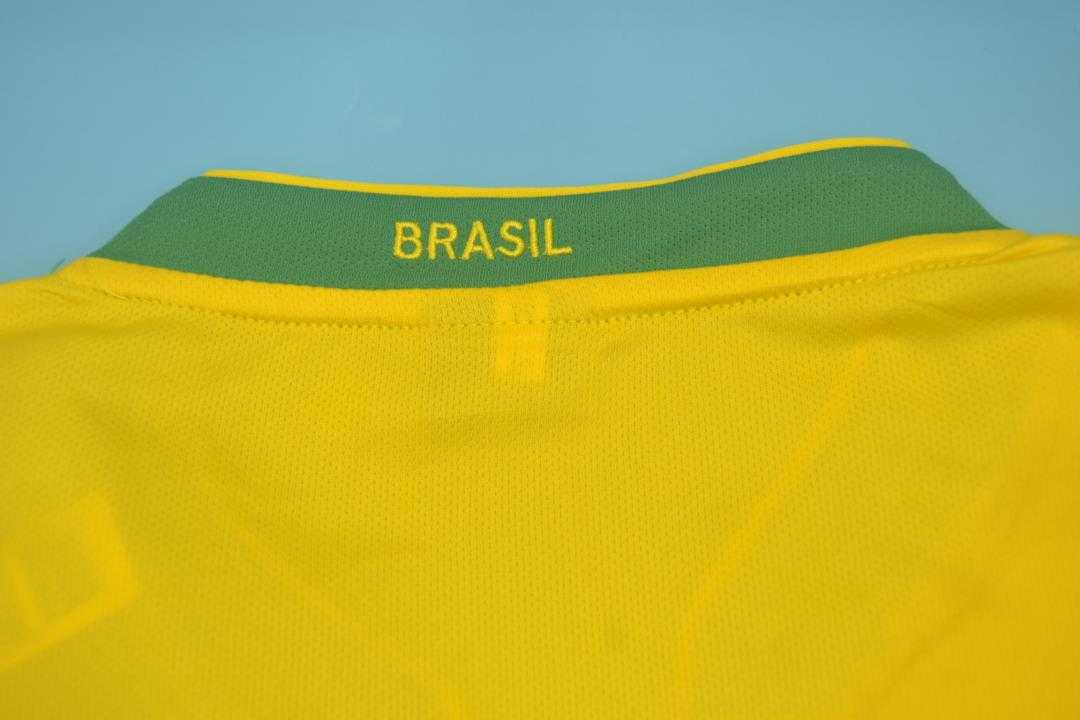 Brazil Soccer Jersey Home Retro Replica 2006