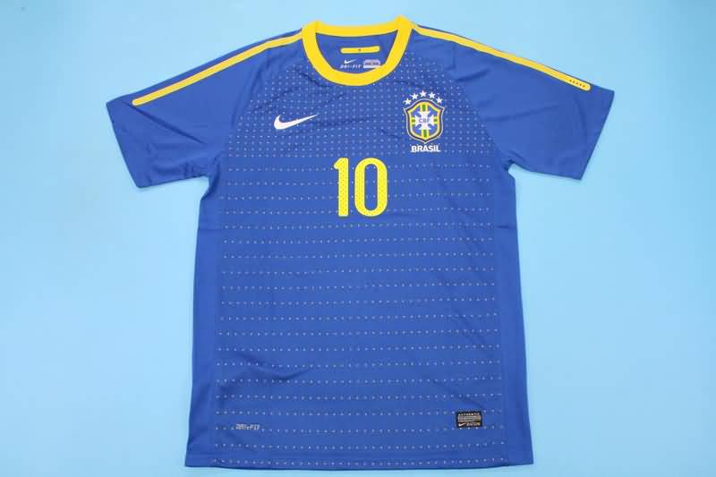Brazil Soccer Jersey Away Retro Replica 2010