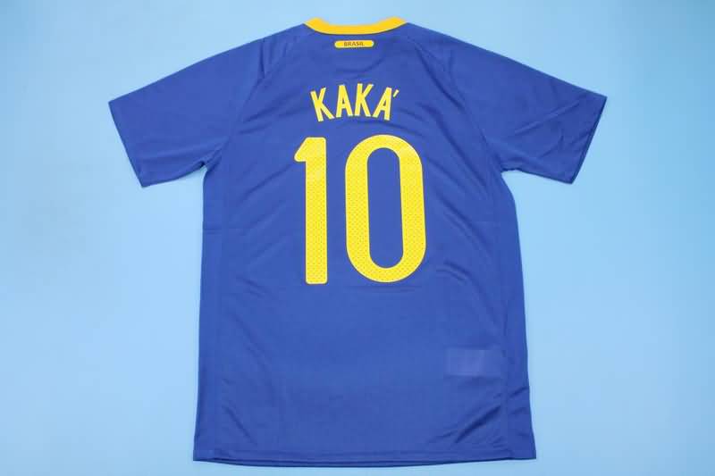 Brazil Soccer Jersey Away Retro Replica 2010