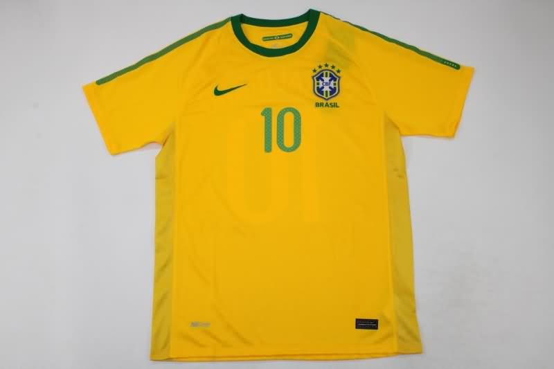 Brazil Soccer Jersey Home Retro Replica 2010