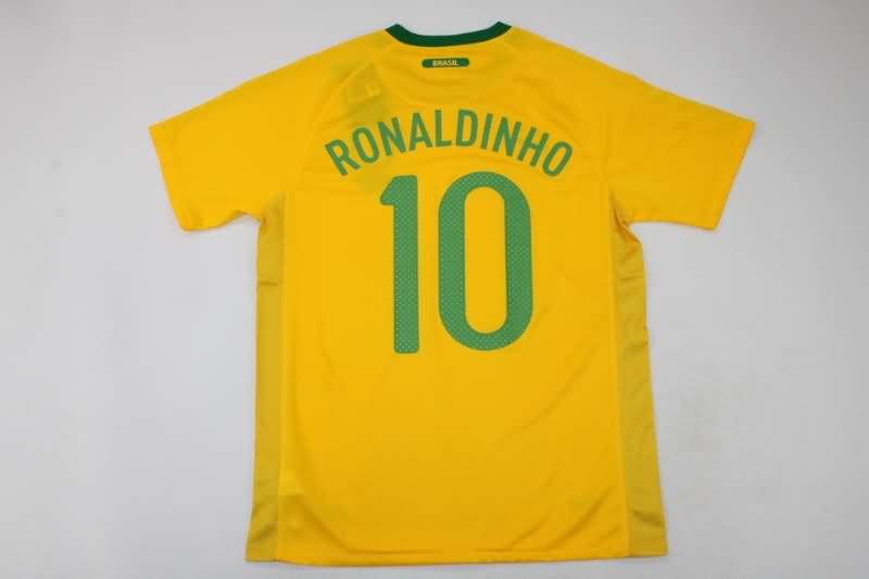 Brazil Soccer Jersey Home Retro Replica 2010