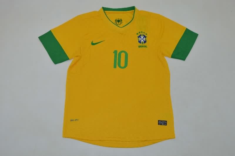 AAA Quality Brazil 2012 Home Retro Soccer Jersey