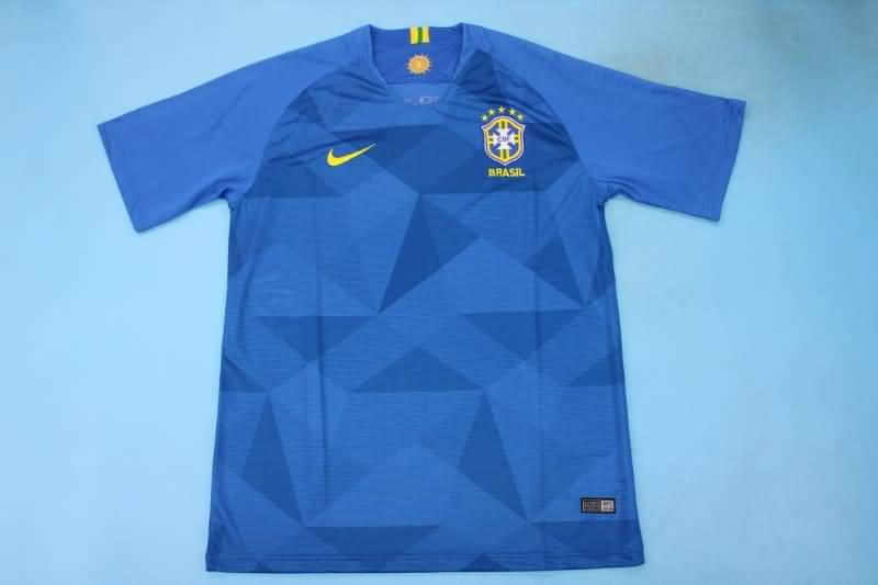 Brazil Soccer Jersey Away Retro Replica 2018