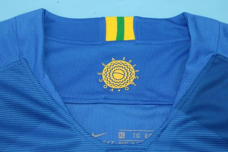 Brazil Soccer Jersey Away Retro Replica 2018