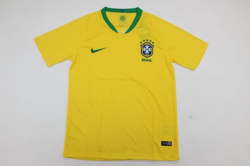 Brazil Soccer Jersey Home Retro Replica 2018