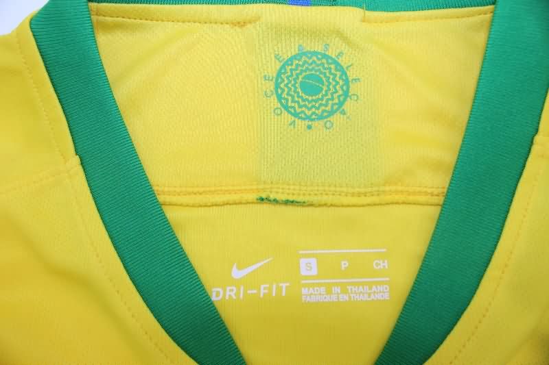 Brazil Soccer Jersey Home Retro Replica 2018