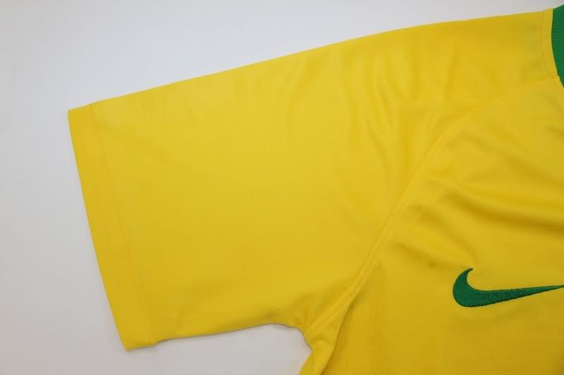 Brazil Soccer Jersey Home Retro Replica 2018