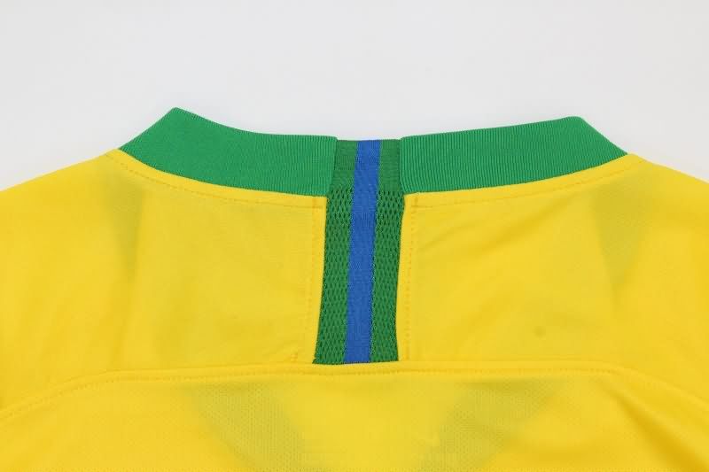 Brazil Soccer Jersey Home Retro Replica 2018