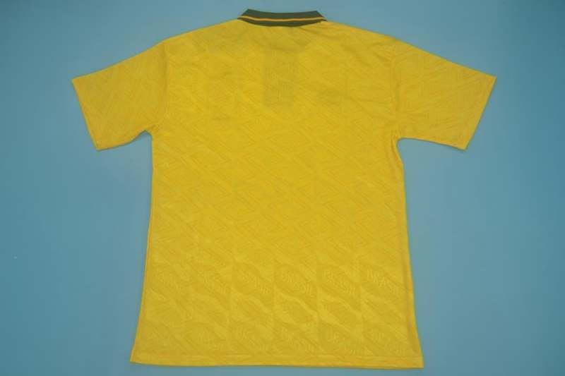 Brazil Soccer Jersey Home Retro Replica 1991/93