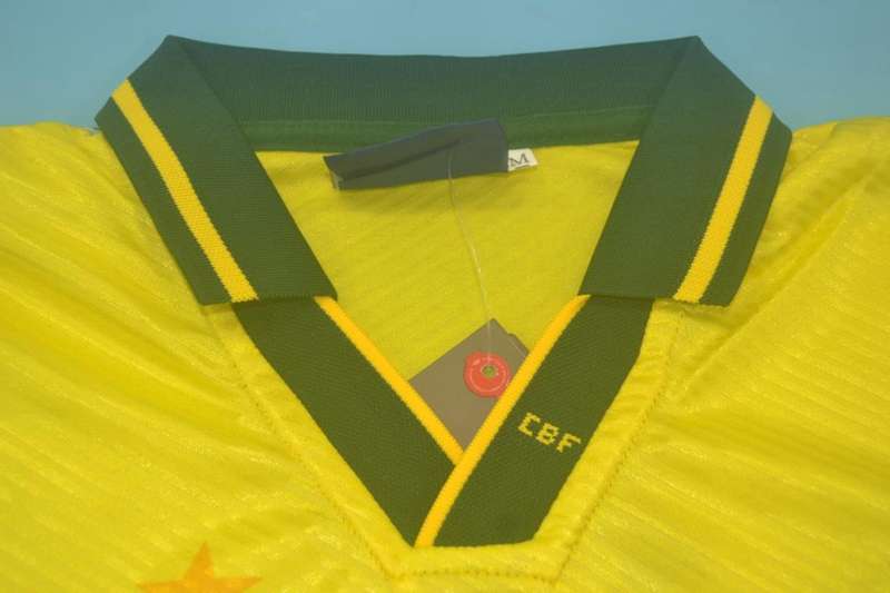 Brazil Soccer Jersey Home Retro Replica 1994/95
