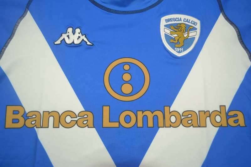 Brescia Soccer Jersey Home Long Retro Replica 2003/04