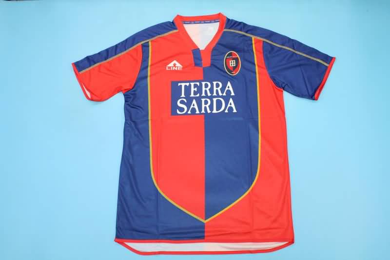 Cagliari Soccer Jersey Home Retro Replica 2003/04