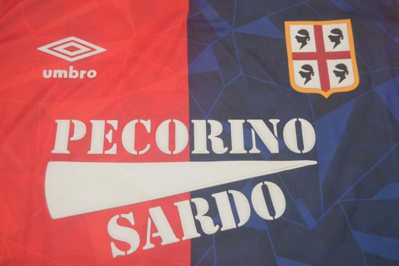 Cagliari Soccer Jersey Home Retro Replica 1991/92