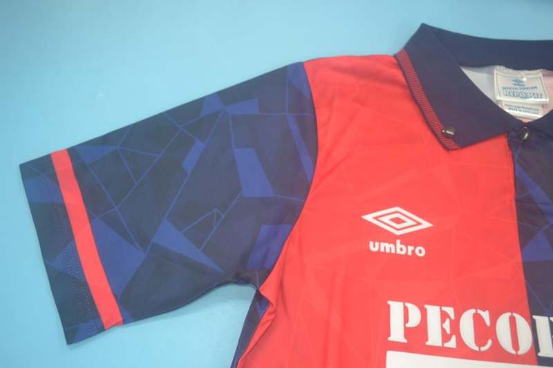 Cagliari Soccer Jersey Home Retro Replica 1991/92