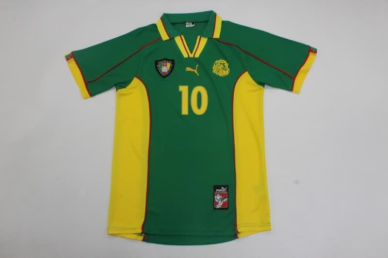 Cameroon Soccer Jersey Home Retro Replica 1998