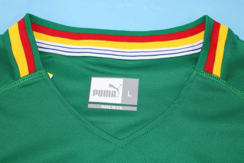 Cameroon Soccer Jersey Home Retro Replica 2002