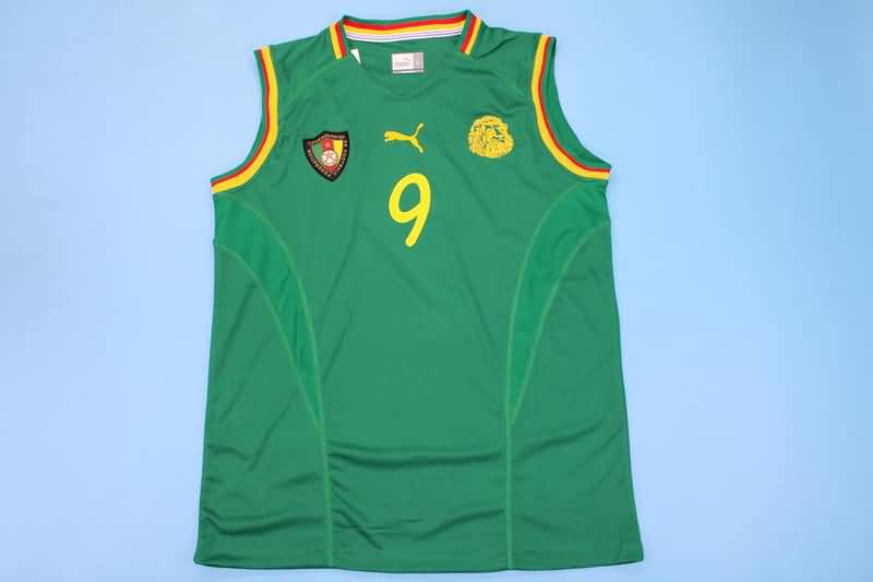 Cameroon Soccer Jersey Home Retro Replica 2002