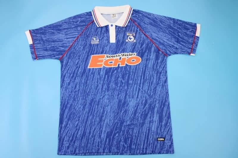 Cardiff City Soccer Jersey Home Retro Replica 1992/93