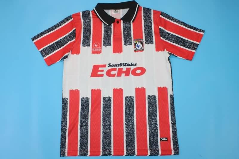 Cardiff City Soccer Jersey Away Retro Replica 1993/94