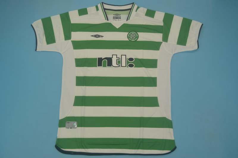 Celtic Soccer Jersey Home Retro Replica 2001/03
