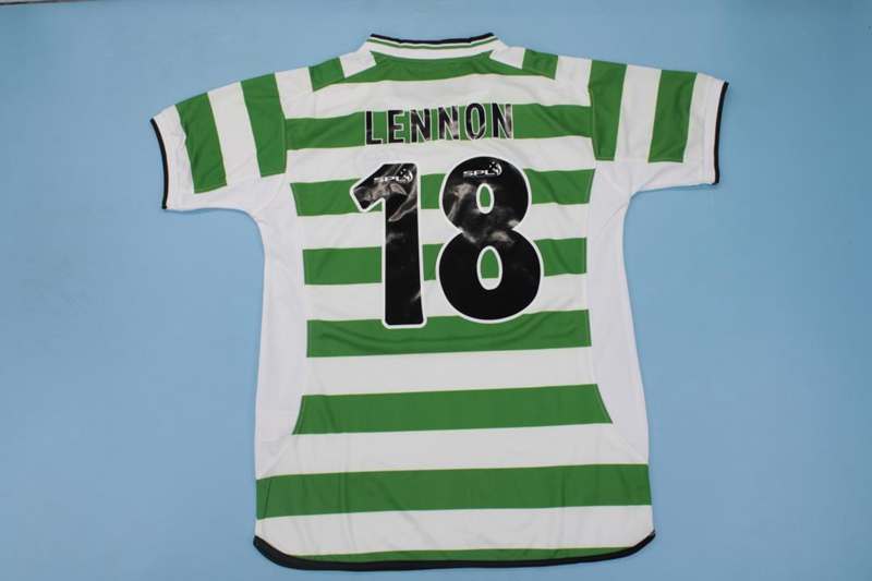 Celtic Soccer Jersey Home Retro Replica 2001/03