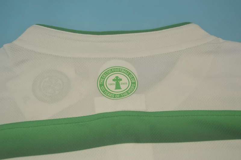 Celtic Soccer Jersey Home Retro Replica 2003/04