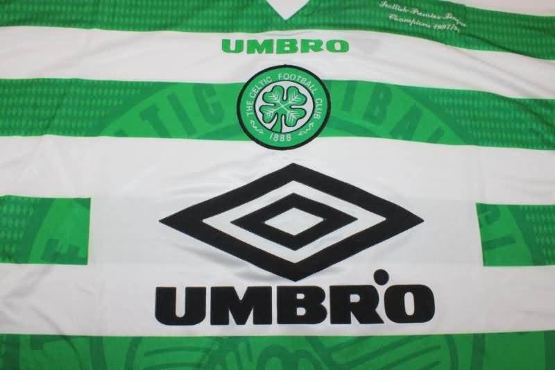 Celtic Soccer Jersey Home Retro Replica 1998