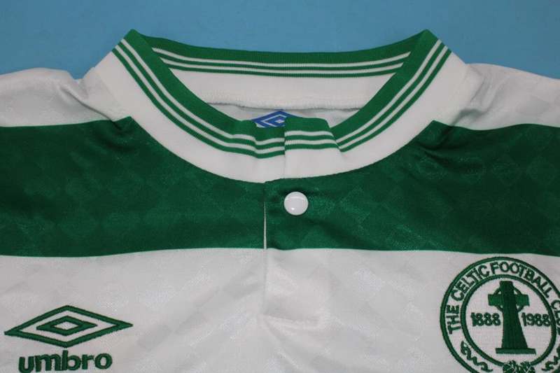 Celtic Soccer Jersey Home Long Sleeve Retro Replica 1987/89
