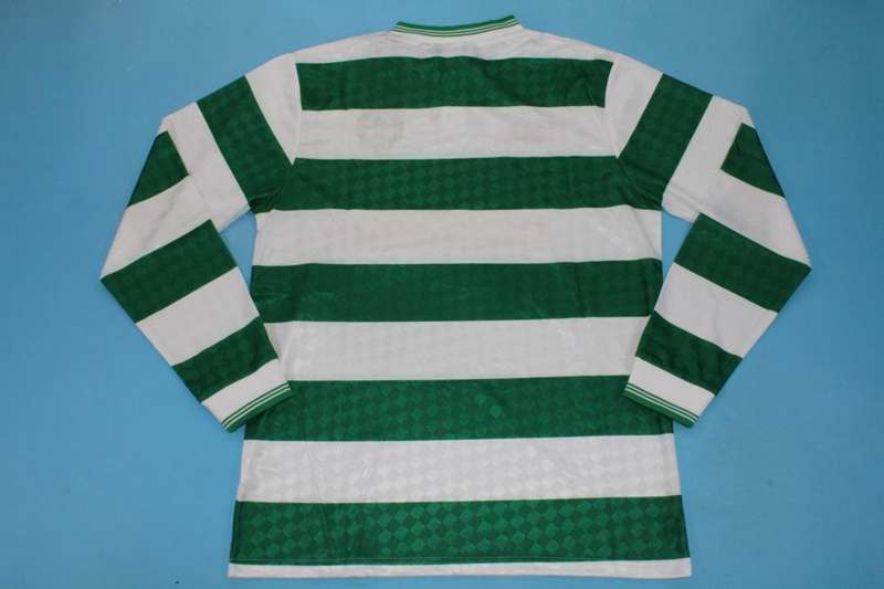 Celtic Soccer Jersey Home Long Sleeve Retro Replica 1987/89