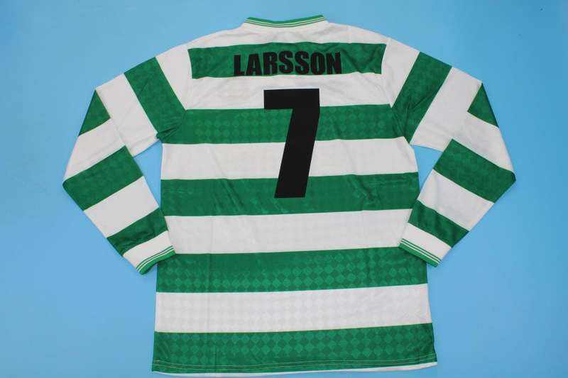 Celtic Soccer Jersey Home Long Sleeve Retro Replica 1987/89