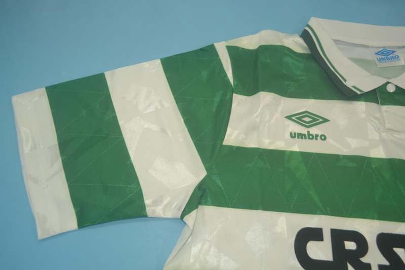 Celtic Soccer Jersey Home Retro Replica 1989/91