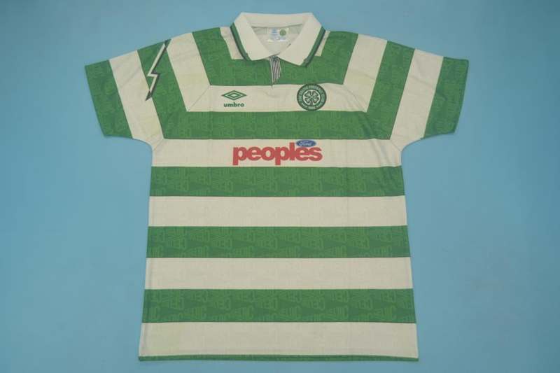 Celtic Soccer Jersey Home Retro Replica 1991/92