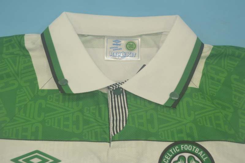 Celtic Soccer Jersey Home Retro Replica 1991/92