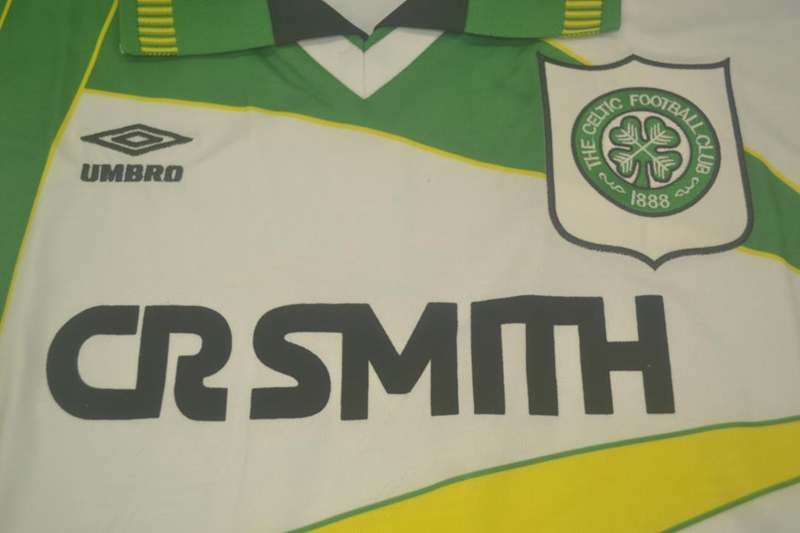 Celtic Soccer Jersey Away Long Sleeve Retro Replica 1994/95