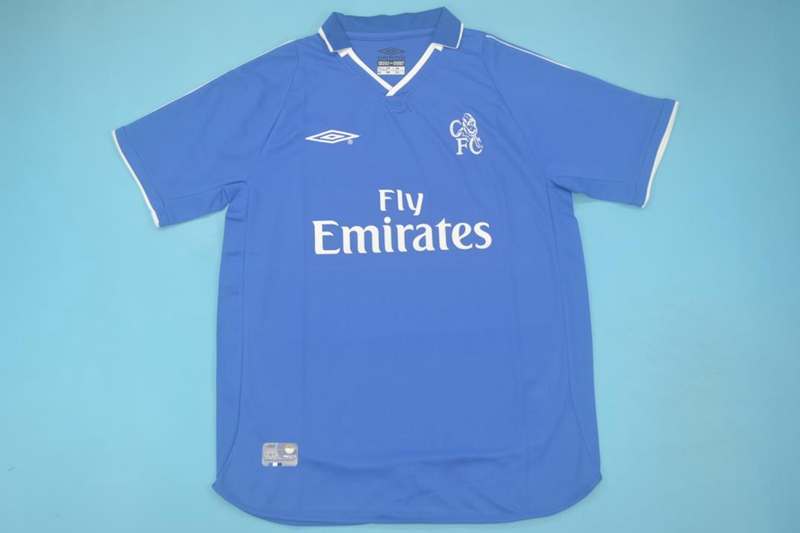 Chelsea Soccer Jersey Home Retro Replica 2001/03