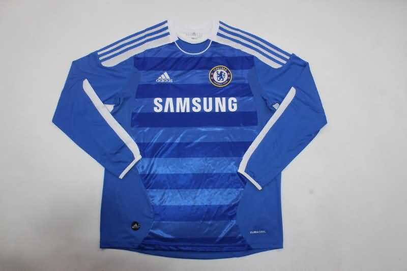 Chelsea Soccer Jersey Home UCL Final Retro L/S Replica 11/12