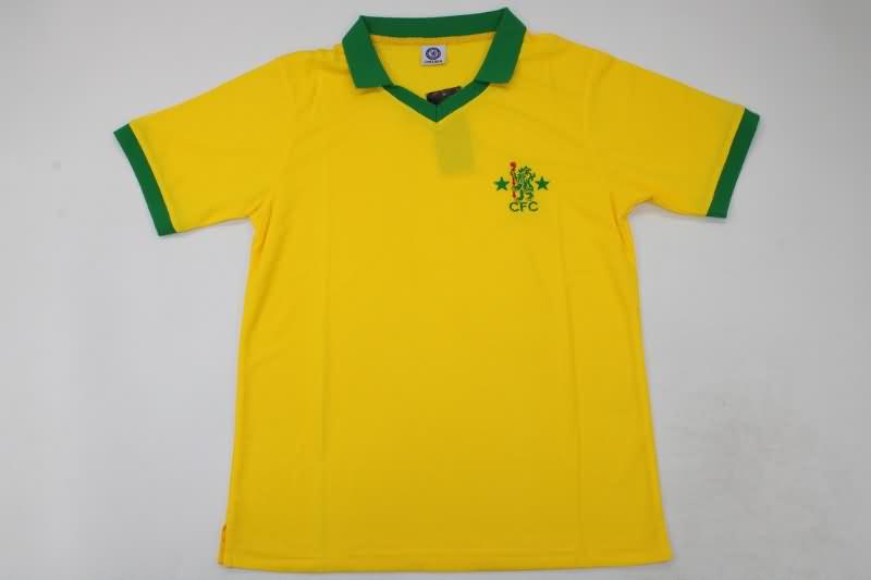 Chelsea Soccer Jersey Yellow Retro Replica 1980