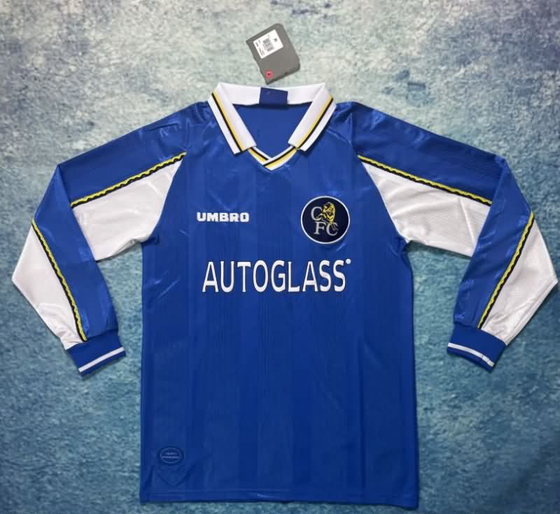 AAA Quality Chelsea 1997/99 Home Long Sleeve Retro Soccer Jersey