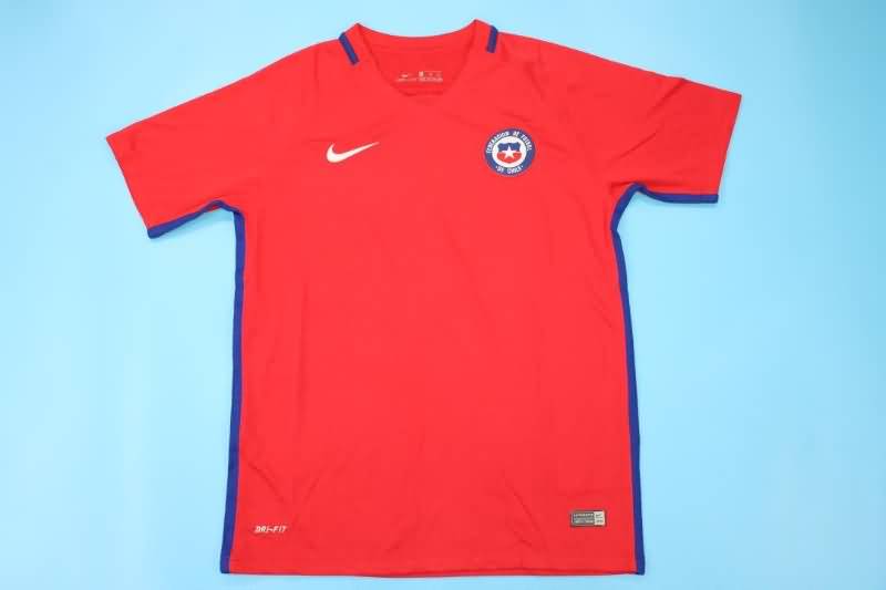 Chile Soccer Jersey Home Retro Replica 2016/17