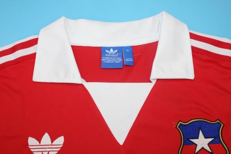 Chile Soccer Jersey Home Long Slevee Retro Replica 1982