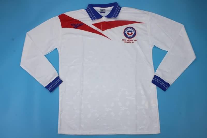 Chile Soccer Jersey Away Long Slevee Retro Replica 1998