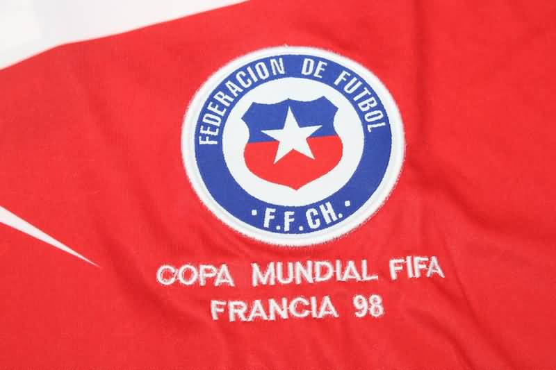 Chile Soccer Jersey Home Retro Replica 1998