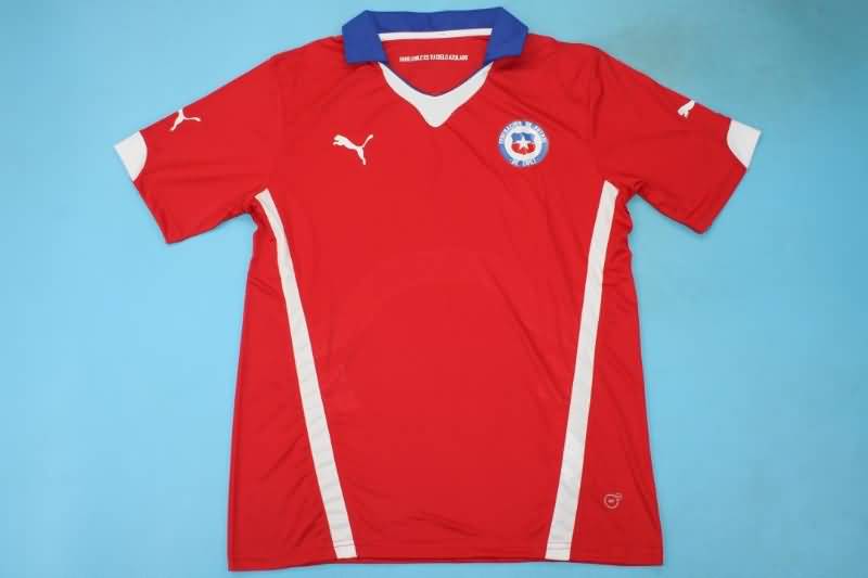 Chile Soccer Jersey Home Retro Replica 2014