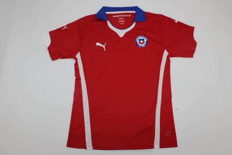 Chile Soccer Jersey Home Retro Replica 2014