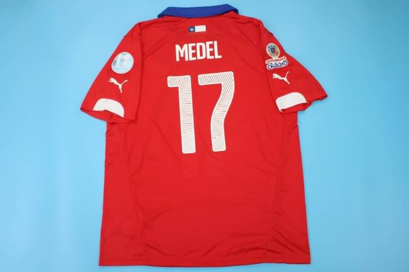 Chile Soccer Jersey Home Retro Replica 2014