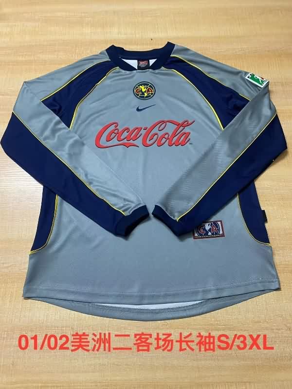 AAA Quality Club America 2001/02 Third Long Sleeve Retro Soccer Jersey