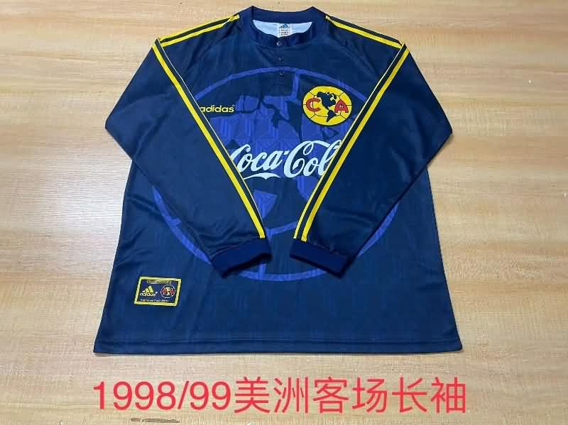Club America Soccer Jersey Away Long Sleeve Retro Replica 1998/99